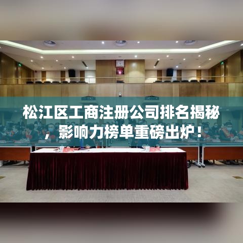 松江区工商注册公司排名揭秘,影响力榜单重磅出炉!